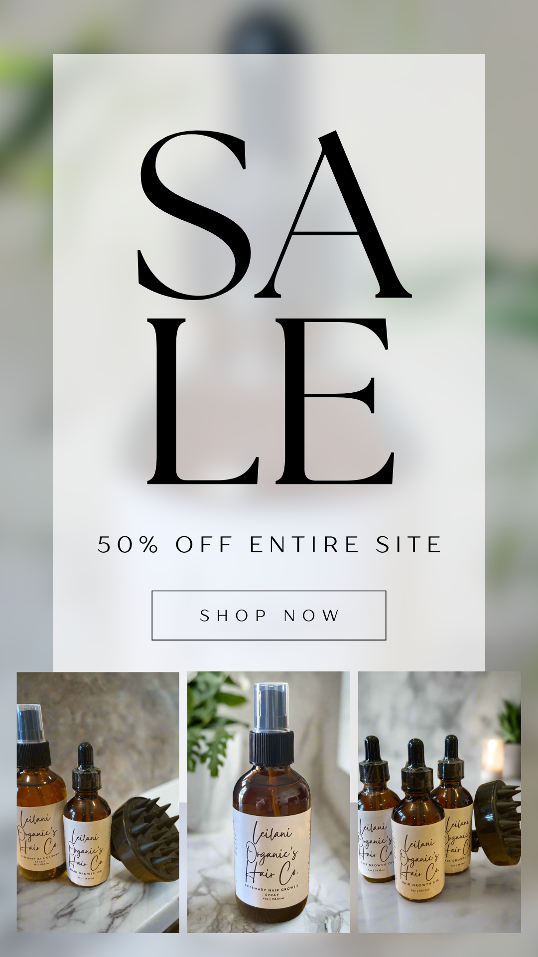 Entire Website is 50% Summer Time Sale!